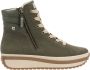 Rieker EVOLUTION Hoge veterschoenen plateaulaarsjes high top sneakers with two zippers - Thumbnail 9