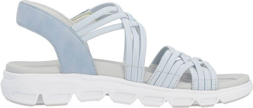 Rieker EVOLUTION Sandalen zomerschoen sandaal met elastische bandjes en klittenbandsluiting