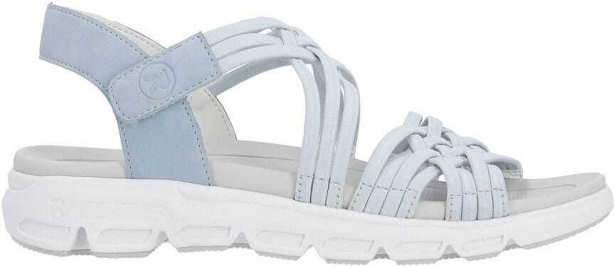 Rieker EVOLUTION Sandalen zomerschoen sandaal met elastische bandjes en klittenbandsluiting