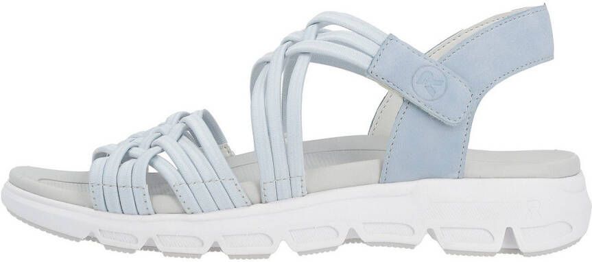 Rieker EVOLUTION Sandalen zomerschoen sandaal met elastische bandjes en klittenbandsluiting