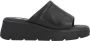 Rieker Zwarte Casual Open Muiltjes Dames Platte Sandalen Black Dames - Thumbnail 13