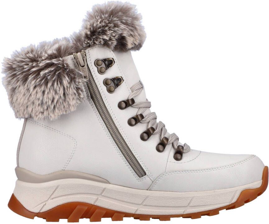 Rieker EVOLUTION Winterlaarzen Hightop sneakers veterschoenen winterlaarzen met lamswolvoering