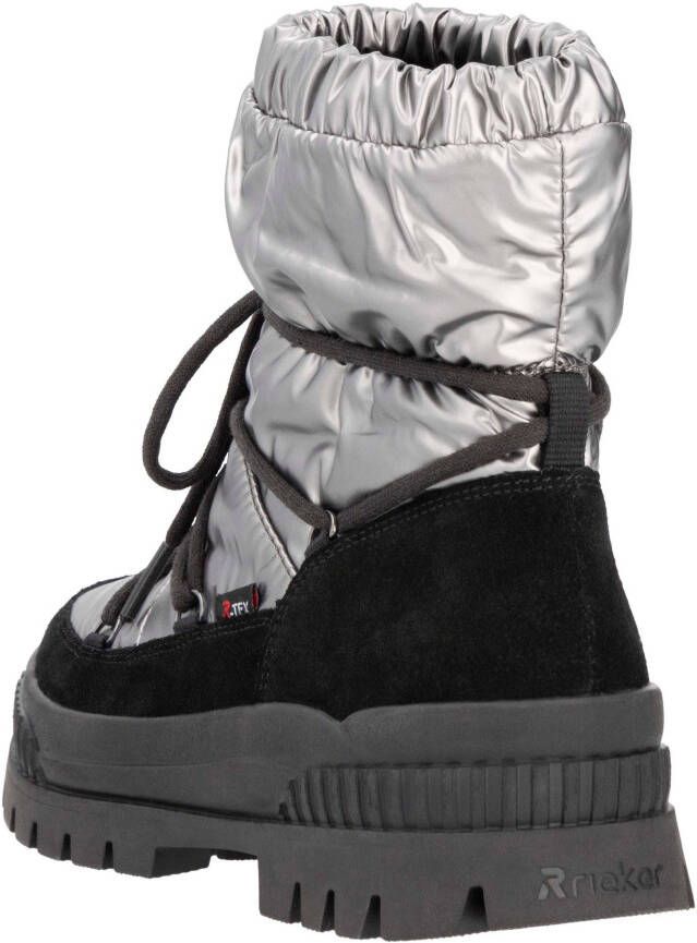 Rieker EVOLUTION Winterlaarzen snowboots veterschoenen met waterafstotende tex-membraan