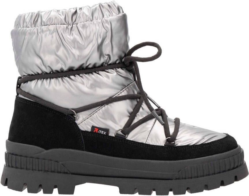 Rieker EVOLUTION Winterlaarzen snowboots veterschoenen met waterafstotende tex-membraan