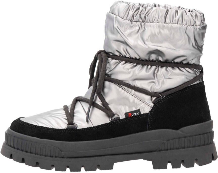 Rieker EVOLUTION Winterlaarzen snowboots veterschoenen met waterafstotende tex-membraan