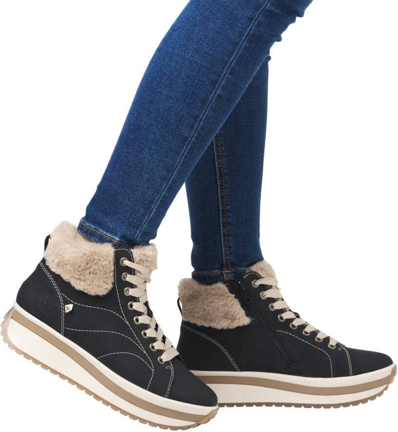 Rieker EVOLUTION Winterlaarzen Wedge sneakers plateaulaarzen met faux-bont kraag - Foto 3