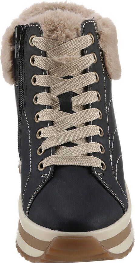 Rieker EVOLUTION Winterlaarzen Wedge sneakers plateaulaarzen met faux-bont kraag - Foto 6