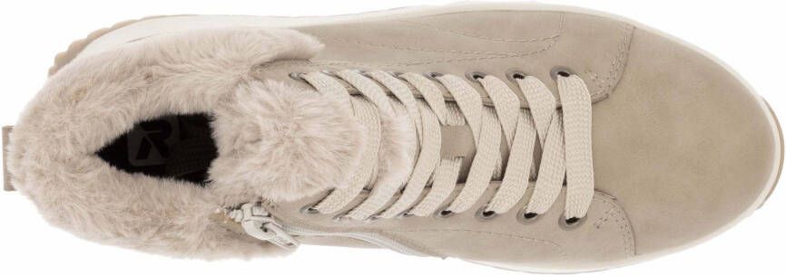 Rieker EVOLUTION Winterlaarzen Wedge sneakers plateaulaarzen met faux-bont kraag