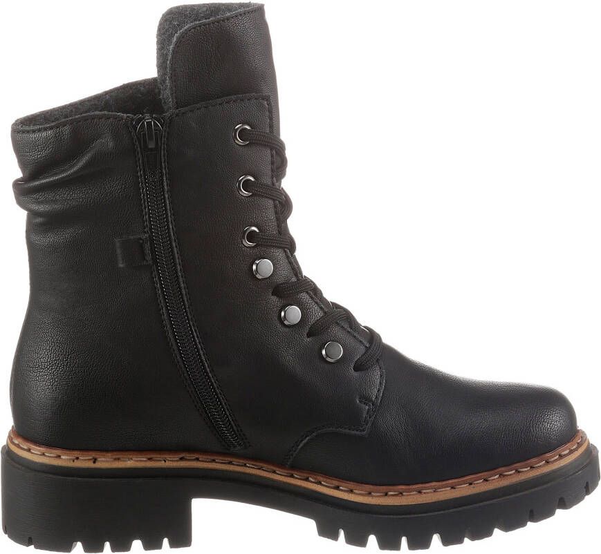 Rieker Hoge veterschoenen met casual vetersluiting