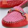 Rieker Comfortabele Instappers in Roze Rood Red Dames - Thumbnail 13