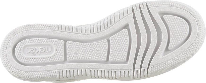 Rieker Plateausneakers Sneaker slip-on sneaker slipper met schachtvoering