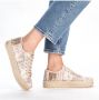 Rieker Espadrille Sneaker met zomerse print Multicolor Dames - Thumbnail 41