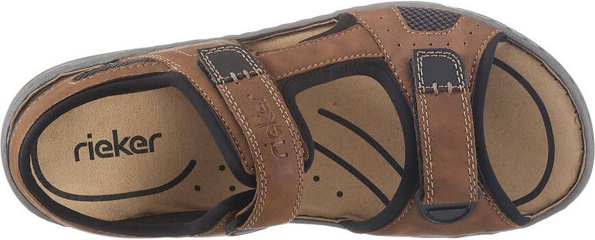 Rieker Sandalen zomerschoen klittenbandschoen outdoorschoen in trekkinglook