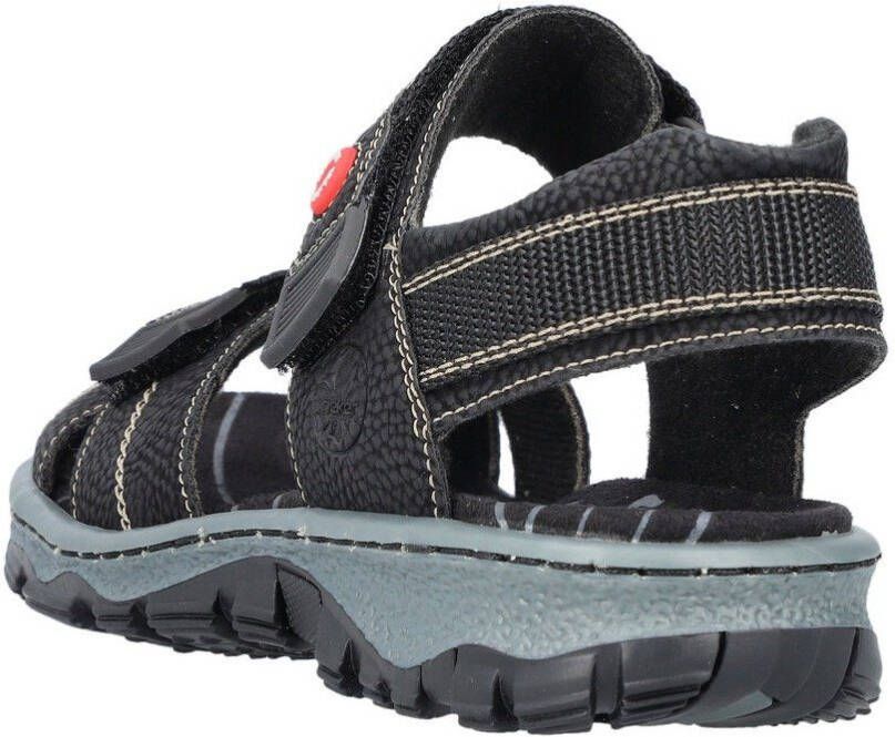 Rieker Sandalen zomerschoen outdoorschoen sleehak in trekkinglook