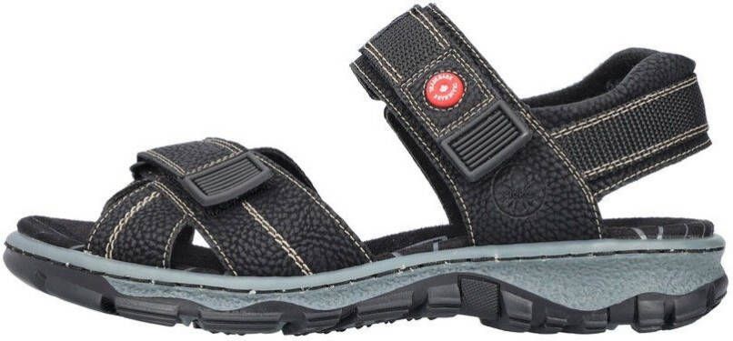 Rieker Sandalen zomerschoen outdoorschoen sleehak in trekkinglook