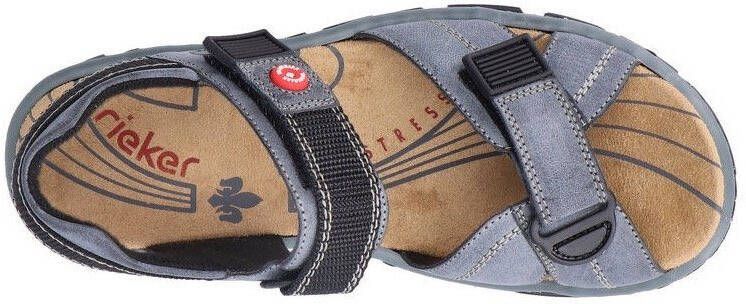 Rieker Sandalen zomerschoen outdoorschoen sleehak in trekkinglook