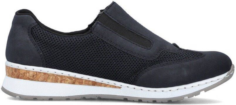 Rieker Slip-on sneakers Slippers instapschoenen vrijetijdsschoenen in materiaalmix