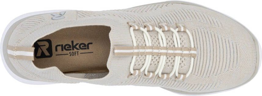 OTTO Rieker Slip-on sneakers slipper vrijetijdsschoen instapschoen met elastische instap