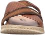 Rieker Bruine Gekruiste Banden Leren Slipper Brown Heren - Thumbnail 15