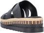 Rieker Slippers wedge heel summer shoe slippers with straw framing - Thumbnail 8