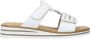 Rieker Witte Slipper met Leuk Motief White Dames - Thumbnail 9