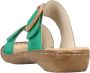 Rieker Groene Zomer Slipper met Gesp Green Dames - Thumbnail 15