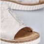 Rieker Slippers wig-hak zomerschoen slippers met jute-omranding aan de loopzool - Thumbnail 15