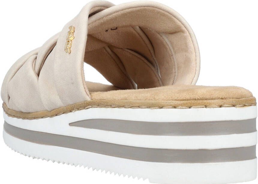 Rieker Slippers wedge heel summer shoe slippers with soft insole