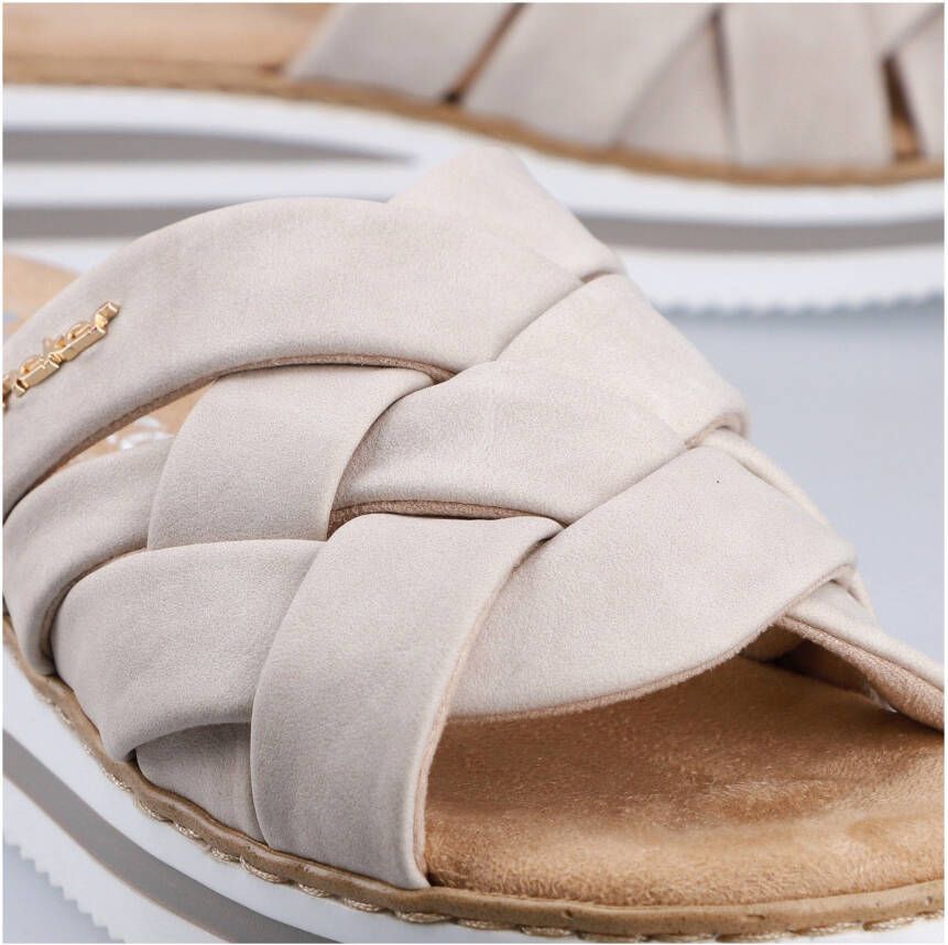 Rieker Slippers wedge heel summer shoe slippers with soft insole