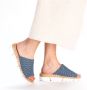 Rieker Slippers wig-hak zomerschoen slippers om in te stappen - Thumbnail 11