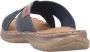 Rieker Blauwe Lichtgewicht Slipper Blue - Thumbnail 5