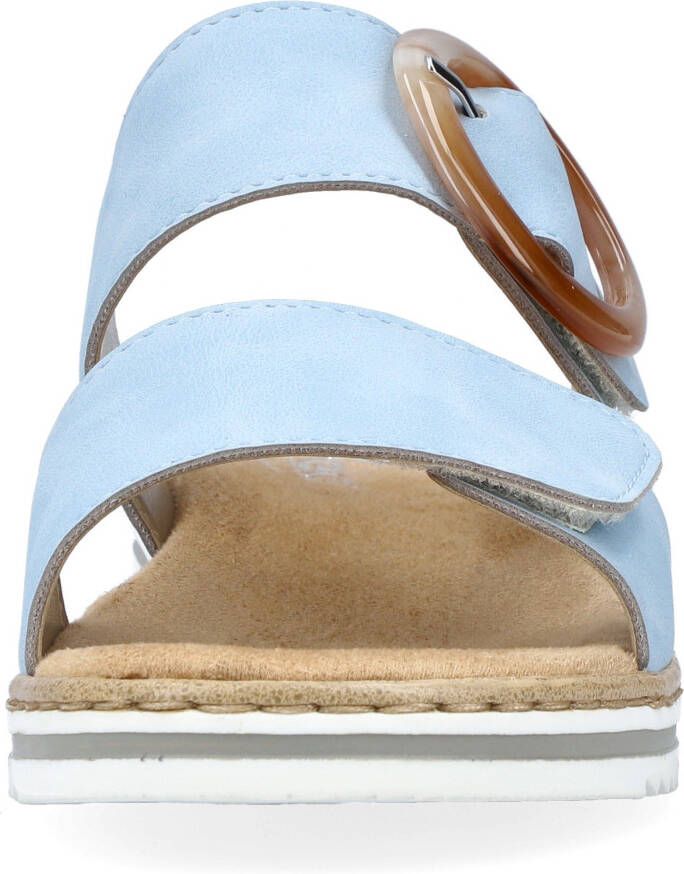 Rieker Slippers wedge heel summer shoe slippers with soft insole