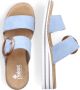 Rieker Slippers wedge heel summer shoe slippers with soft insole - Thumbnail 15