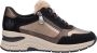 Rieker N9301-90 Sneaker zwart brons - Thumbnail 6