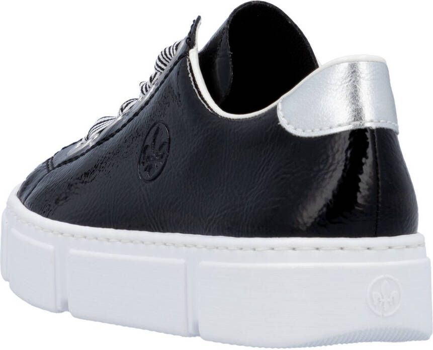 Rieker Sneakers met trendy veters vrijetijdsschoen lage schoen veterschoen