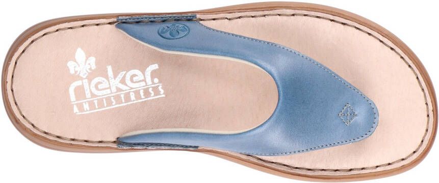 Rieker Teenslippers zomerschoen slippers met tussenstuk voor de tenen