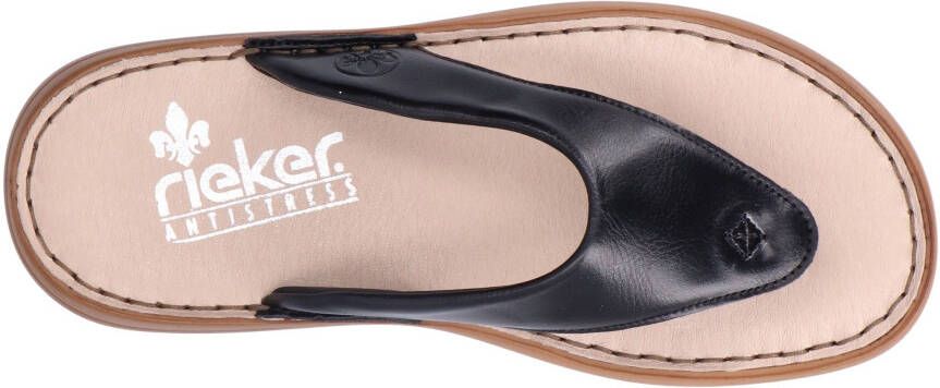 Rieker Teenslippers zomerschoen slippers met tussenstuk voor de tenen