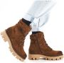 Rieker Veterboots Dames Cognac - Thumbnail 3