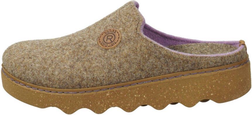 Rohde Pantoffels Foggia pantoffel slippers klomp met profielzool