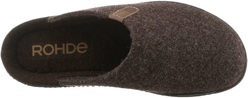 Rohde Pantoffels SOLTAU-H huisschoen slippers klomp met zijlabel