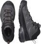 Salomon X Ultra 360 Leather Mid GORE-TEX Wandelschoenen grijs zwart - Thumbnail 3