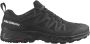 Salomon x ward leather gore-tex Wandelschoen low heren Black Black White - Thumbnail 4