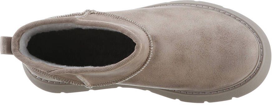 Skechers Boots zonder sluiting KEEPSAKES LITE plateaustiefel winterlaarzen met verwarmende memory foam-uitrusting