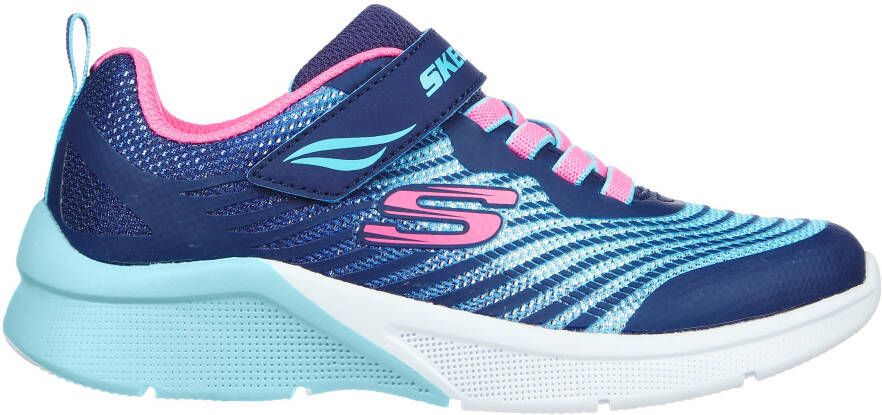 Skechers Kids Sneakers Microspec met contrastkleurige details