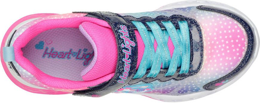 Skechers Kids Sneakers Schoen met knipperlichtje FLUTTER HEART LIGHTS SIMPLY LOVE in pastel-look