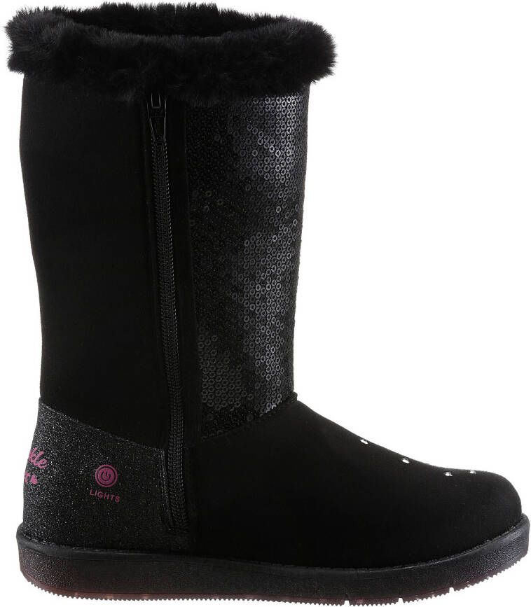 Skechers Kids Winterlaarzen met mooie glitterdetails