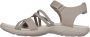 Skechers Comfortabele Vegan Memory Foam Sandaal Beige Dames - Thumbnail 11