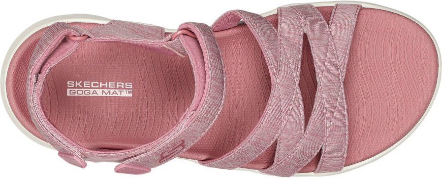 Skechers Sandalen GO WALK FLEX SANDAL-SUNSHINE zomerschoen sandaal klittenbandschoen met praktische klittenbandsluiting