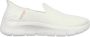 Skechers Go Walk Flex Relish Slip-ins 124963-OFWT Vrouwen Wit Sneakers - Thumbnail 9