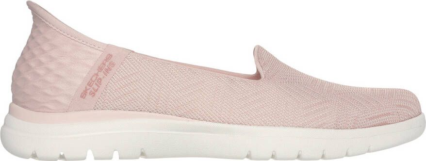 Skechers Slip-on sneakers ON-THE-GO FLEX-CLOVER Instapschoenen slippers vrijetijdsschoenen met gepolsterde schacht